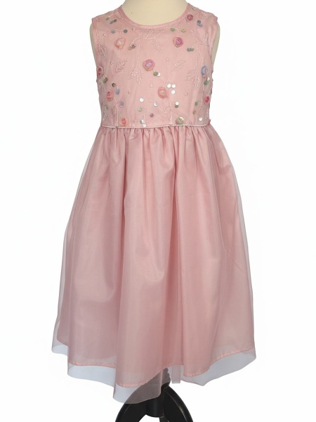 Girls Blumenkleid Topo Fashion rosa  213750-803
